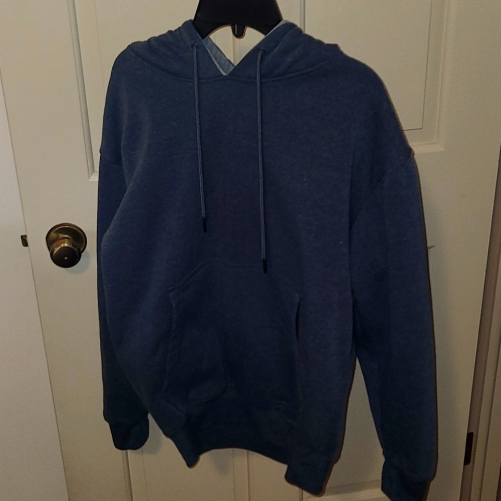 Grey to a Dark Blue Sweatshirt